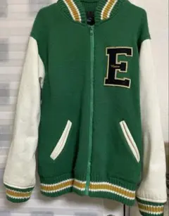 スタジャン 古着 緑