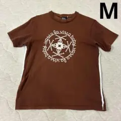 スカルTシャツ WILD JOURNEY COMPANY 奥田民生 M 茶