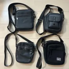 ブラック ショルダーバッグ 中型