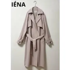 IENA　トレンチコート　レディース　36　ライトアウター　ベルト付き　ピンク