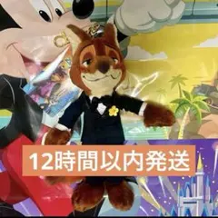 ディズニーストア　ズートピア 2 ニック ぬいぐるみ キーチェーン 店舗 限定