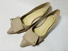 MH20新品◆LE TALON3.5cmポインテッド Lモチーフパンプス23.5