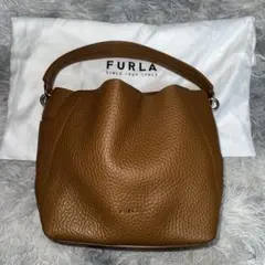 FURLA ブラウン トートバッグ