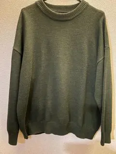 FREAK’S STORE グリーン クルーネック セーター M 洗濯可のサムネイル