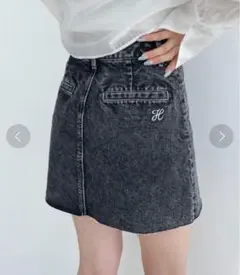 A BATHING APE デニムミニスカート A BATHING APE デニムミニスカート ブラック - メルカリ