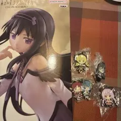 魔法少女まどか☆マギカ ラバーキーホルダー 5種セット、暁美ほむらフィギュア