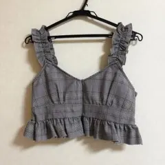 NICE CLAUP ビスチェ　フリル