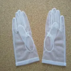 オフホワイトウェディンググローブ 透け感あり(訳あり) 3