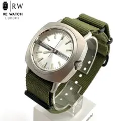 7-3876 DIESEL DZ-2129 腕時計 シルバー/オリーブ