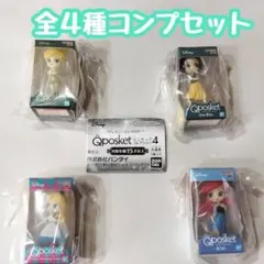 コンプ ディズニーキャラクター Qposket ミニチュアコレクション4 全４種