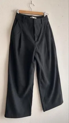 ブラッシュドジャージータックワイドパンツ