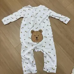 新品　タグなし　ギャップ　ベビー服　ロンパース　くまけつ