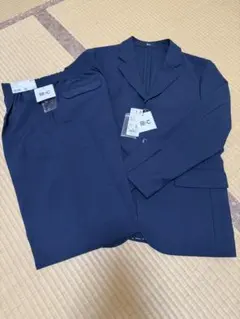 ユニクロ UNIQLO C 感動 ジャケット パンツ セット ネイビー