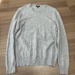 UNIQLO カシミヤ100% セーター M グレー