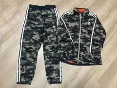 adidas アディダス 迷彩柄 ジャージ上下セットアップ フリースジャンパー