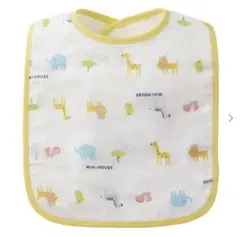 【新品未使用】ミキハウス　ベビー　スタイ　ガーゼスタイ　大判