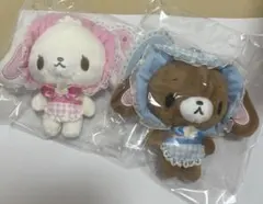 SPINNS シュガーバニーズ カラビナマスコット しろうさ くろうさ