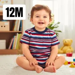 【新品】１２M　Ralph Lauren ラルフローレン　ボーダーTシャツ 半袖