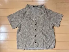 Spray 花柄　ショート丈　シャツのサムネイル