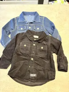 デニムジャケット90 grin lab黒のジャケット90