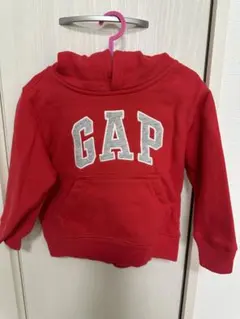 GAP 赤 フード付き トレーナー 18-24ヶ月