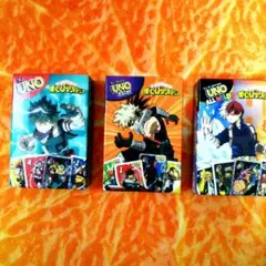 全３種 マクドナルドハッピーセット 僕のヒーローアカデミア ウノUNO