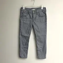 earth music&ecology ギンガムチェックパンツ