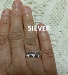 クラウンモチーフ SILVER リングのサムネイル