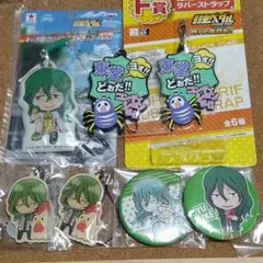 巻島裕介　弱虫ペダル　総北セリフラバーストラップ　缶バッジ　ローソン限定