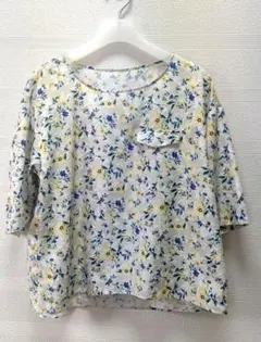 コムサイズム 花柄 トップス