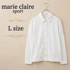 maire claire マリクレール レディース シャツ 長袖 ホワイト Lのサムネイル