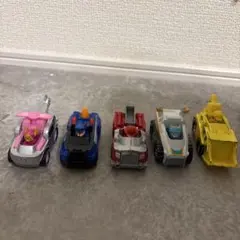 パウパト　ミニカー5台セット
