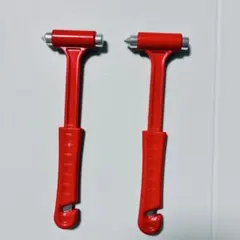 緊急脱出用ハンマー 車載用 レスキューハンマー 2本セット