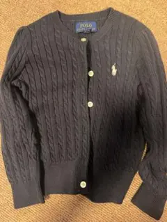 POLO RALPH LAUREN ケーブルニット カーディガン ネイビー