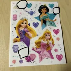 クリアデコレーションシール　ディズニープリンセス　DAISO