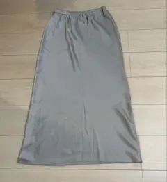 LEPSIMストレッチサテンスカート ライトグレー