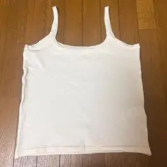 キャミソール タンクトップ インナー オフホワイト