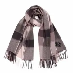 JILL by JILL STUART チェックマフラー ピンク グレー