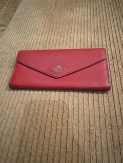 COACH コーチ 長財布 レッド　赤のサムネイル
