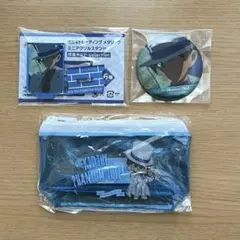 名探偵コナン 怪盗キッド 缶バッジ ミニアクリルスタンド カラフルクリアポーチ