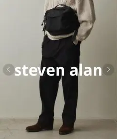 ＜Steven Alan＞ ブラッシュドコットン インワンプリーツ スラックス