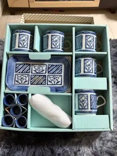 【未使用Joyful Life 磁器セット アペタイザープレー＆カップ5客セット