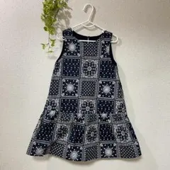 【COMME CA ISM】リバーシブルワンピース⭐︎120cm