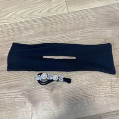 お団子メーカー パール フラワー デフトバン 韓国 かわいい ヘアアクセサリー