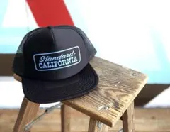 黒 スタンダードカリフォルニア SD GR Logo Mesh Capのサムネイル