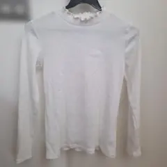 lovetoxic ホワイト長袖カットソー 150 Mサイズ フリルネック