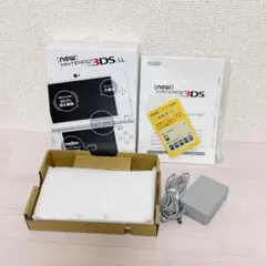 【極美品】Newニンテンドー3DSLL パールホワイト 2692