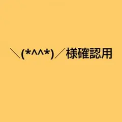 ╰(*´︶`*)╯様確認用です♪