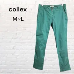 collex カラーチノパン グリーン 緑 M〜Lサイズ カジュアルパンツのサムネイル