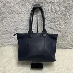 【ゆ*様専用】アルフレッドバニスター ネイビー レザー トートバッグのサムネイル